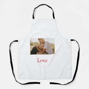 Pride month add gay couple photo name love LQBTQ  Apron
