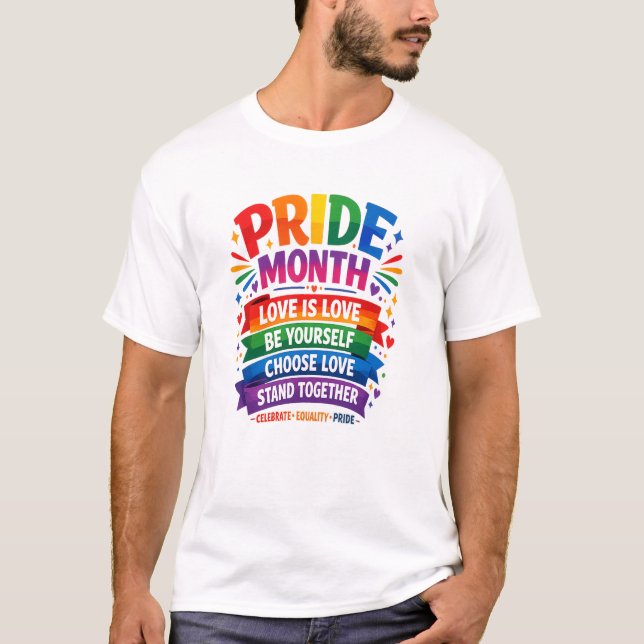 Pride Month Celebration T-Shirt (Front)