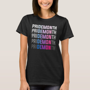Pride Month Demon Bisexual Colour LGBT Gay Pride M T-Shirt