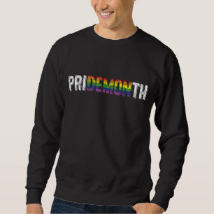 Pride Month Demon Gay Lesbian Lgbt Flag 2022 Sweatshirt