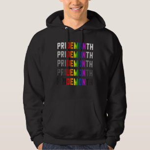 Pride Month Demon LGBT Gay Pride Month Transgender Hoodie