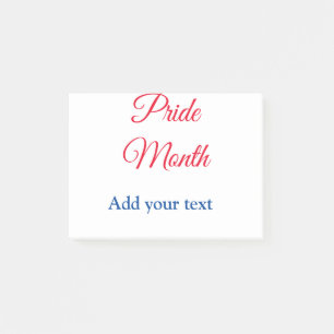 Pride month gay LGBT love is equal add your text n Post-it Notes
