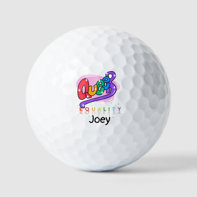 Pride  month  LGBT Queer Equality  Golf Balls (Front)