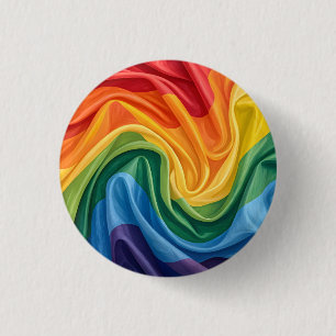 Pride month pattern 3 cm round badge