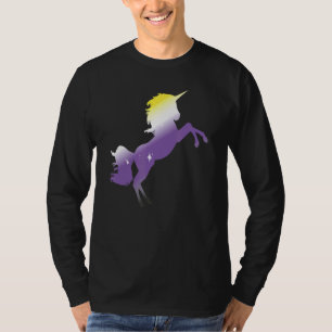 Pride Month Queer Nonbinary Flag Unicorn Lgbt Non T-Shirt