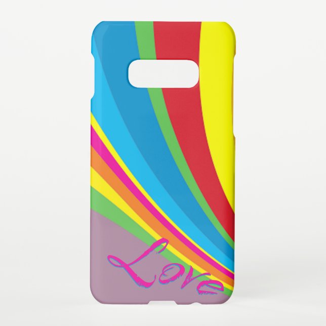 Pride Month - Rainbow Love Samsung Galaxy Case (Back)