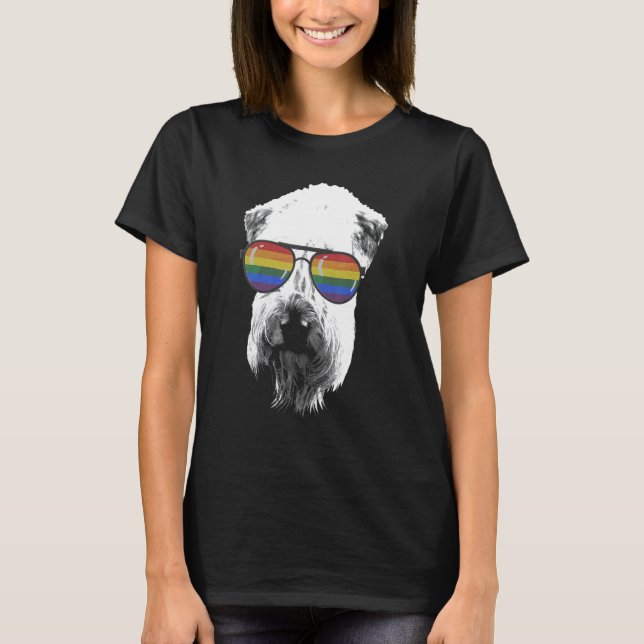 Pride Month Soft Coated Wheaten Terrier T-Shirt (Front)