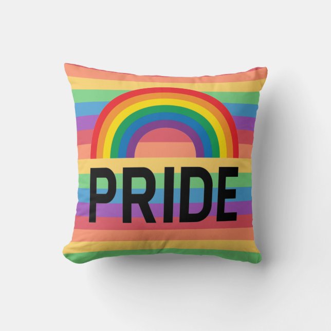 Pride Month  Throw Pillow (Front)