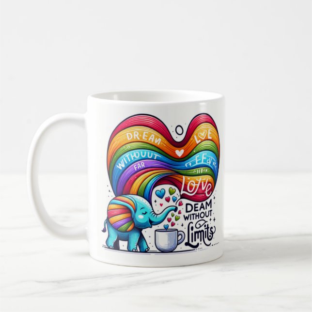 Pride Mugs, LGBTQ Kitchenware, Pride Flag Travel  Coffee Mug (Left)