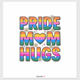 Pride Mum Hugs Vintage Rainbow Vector Design_1