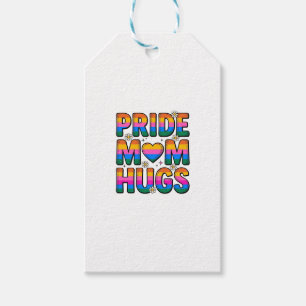 Pride Mum Hugs Vintage Rainbow Vector Design_1 Gift Tags