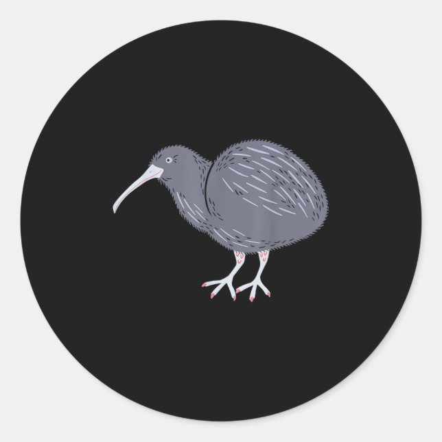 Pride New Zealand Kiwi Bird Gift New Zealand  Classic Round Sticker (Front)