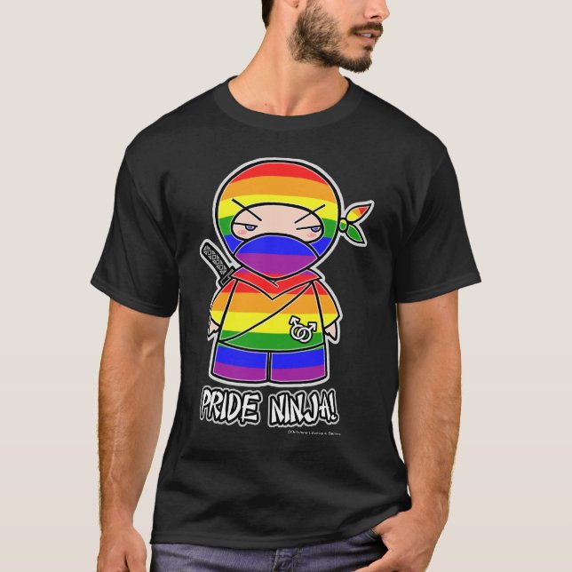 Pride Ninja! ( Male ) T-shirt (Front)
