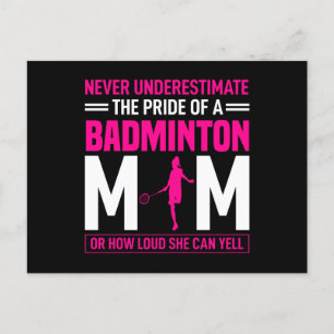 Pride of a Badminton Mum Postcard
