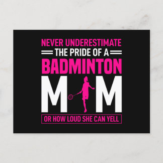 Pride of a Badminton Mum Postcard