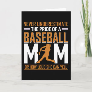 Pride of a Baseball Mum Card