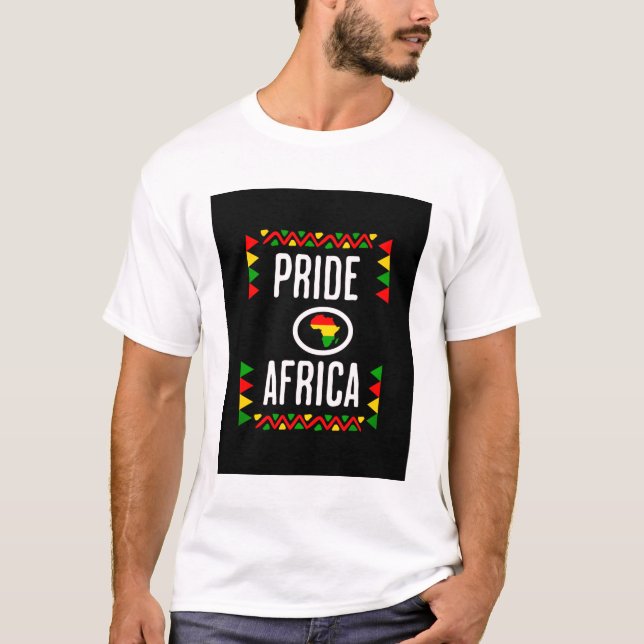 Pride of Africa T-Shirt – Celebrate the Continent  (Front)