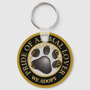 Pride of Animal Lover Classic Round Key Ring