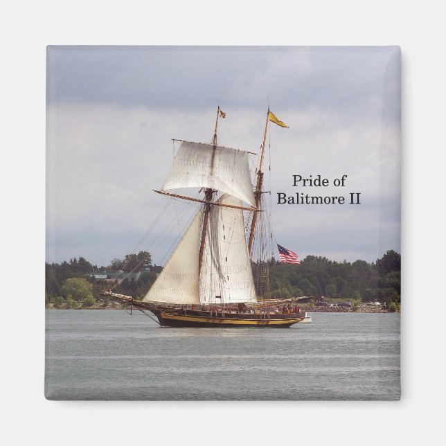 Pride of Baltimore II magnet (Front)