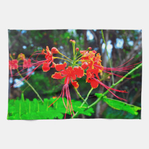Pride of Barbados Tea Towel