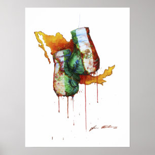 Pride of Mexican Boxing Poster