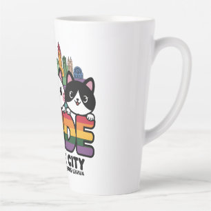 Pride of Philadelphia City Pennsylvania USA Rainbo Latte Mug