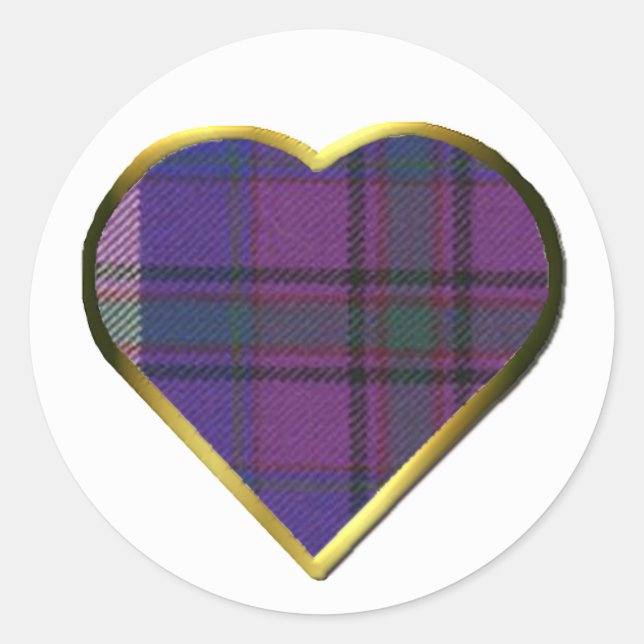 Pride of Scotland Heart Envelope Seal (Front)