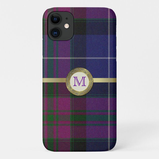 Pride of Scotland Monogram Case-Mate iPhone Case (Back)