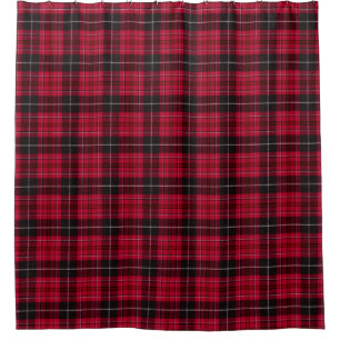 Pride Of Whales Tartan Shower Curtain