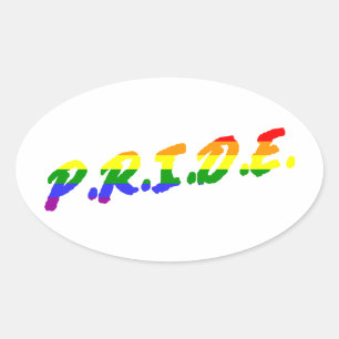 Pride Oval Sticker