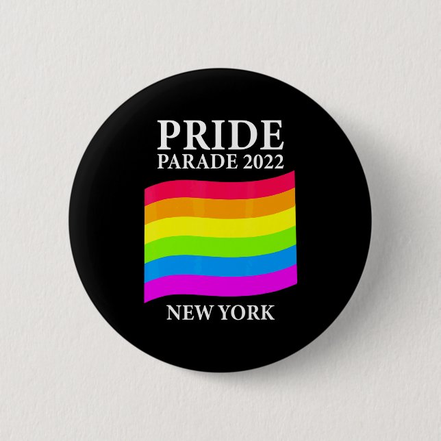 Pride Parade 2022 New York City _1  6 Cm Round Badge (Front)