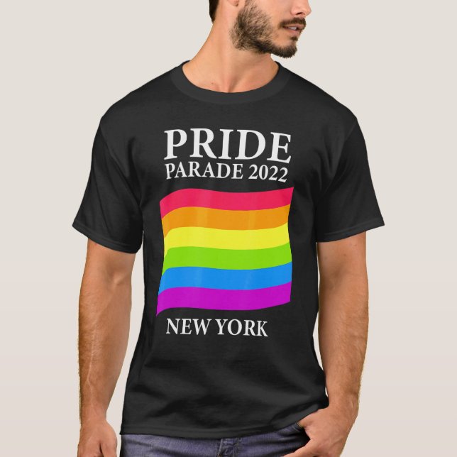 Pride Parade 2022 New York City T-Shirt (Front)