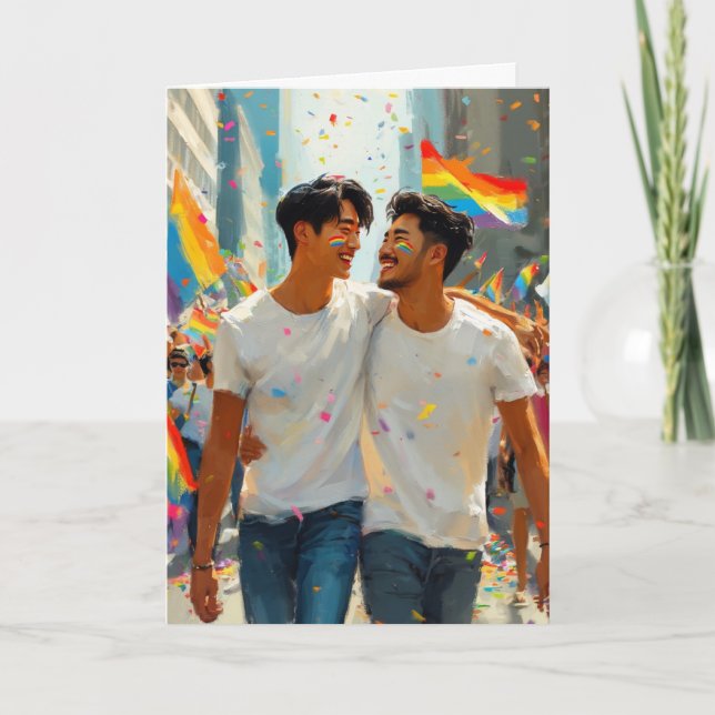 Pride Parade Celebration Card (Front)