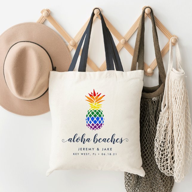 Pride Pineapple Wedding Welcome Tote (Creator Uploaded)