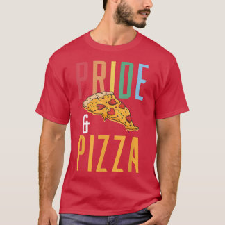Pride & Pizza - LGBT Gay pride Rainbow flag LGBTQ  T-Shirt