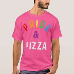 Pride & Pizza Lgbt Lgbtq Gay Pride Rainbow Flag Sl T-Shirt