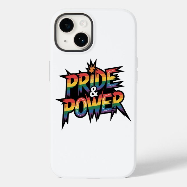 Pride & Power LGBTQ Case-Mate iPhone Case (Back)