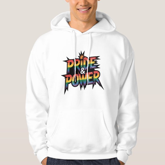 Pride & Power LGBTQ Hoodie (Front)