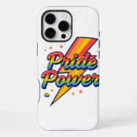 Pride Power Lightning – LGBTQ+ Rainbow Quote