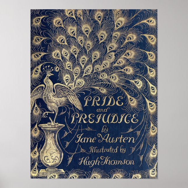 Pride & Prejudice Antique Cover Poster 12" x 16" (Front)