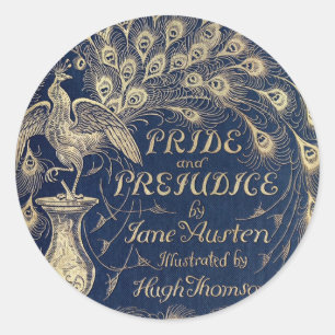 Pride & Prejudice Antique Cover Sticker