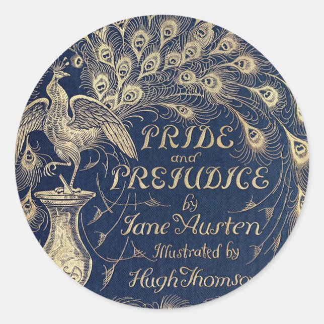 Pride & Prejudice Antique Cover Sticker (Front)