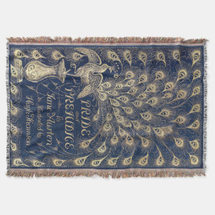 Pride & Prejudice Antique Cover Woven Throw Blanket