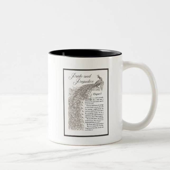 Pride & Prejudice first page mug (Right)