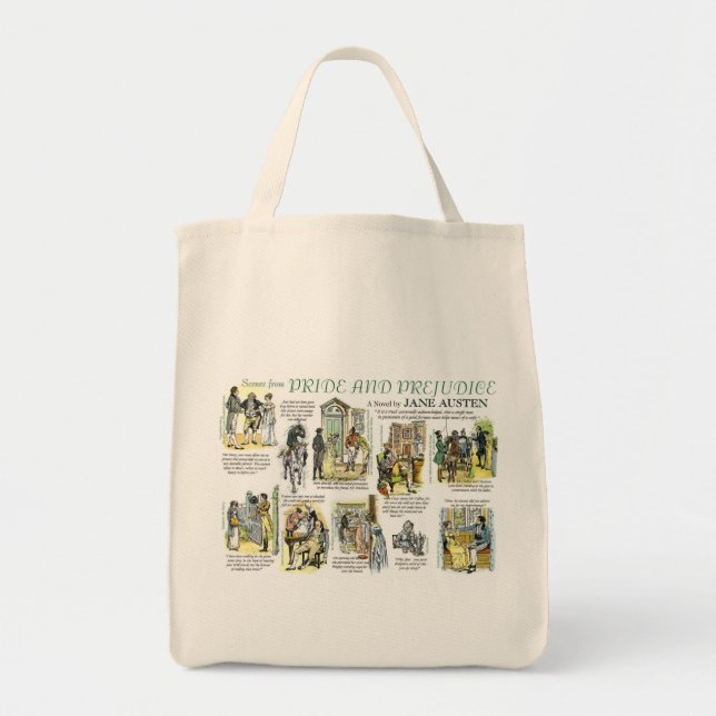 Pride & Prejudice Grocery Tote (Front)