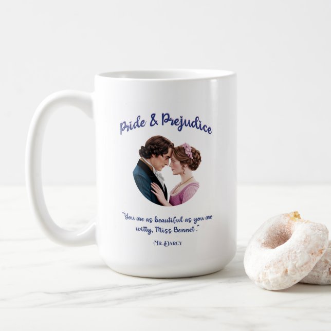 Pride & Prejudice Mug (With Donut)