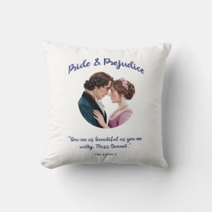Pride & Prejudice Throw Pillow