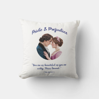 Pride & Prejudice Throw Pillow