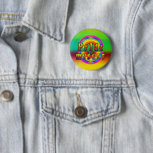 Pride Proud Gay Lesbian Rainbow Happy Star 6 Cm Round Badge