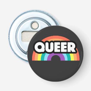 pride- Queer rainbow love is love. Bottle Opener